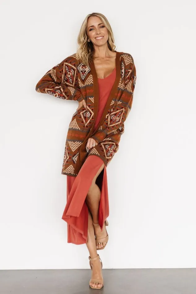 Women Billings Knit Cardigan Spice Multi Baltic Born Cardigans