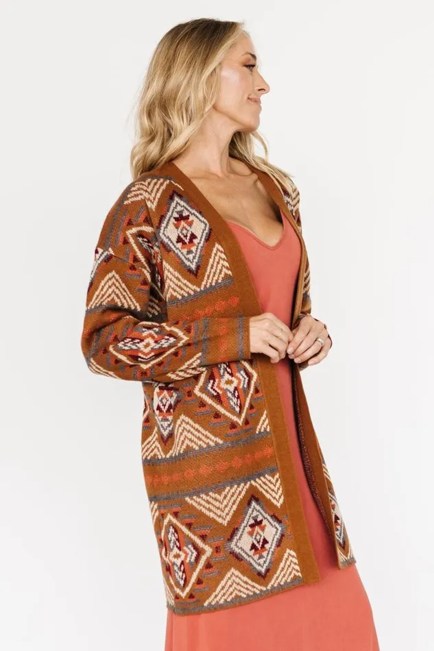 Women Billings Knit Cardigan Spice Multi Baltic Born Cardigans