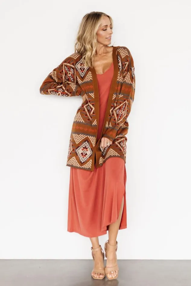 Women Billings Knit Cardigan Spice Multi Baltic Born Cardigans