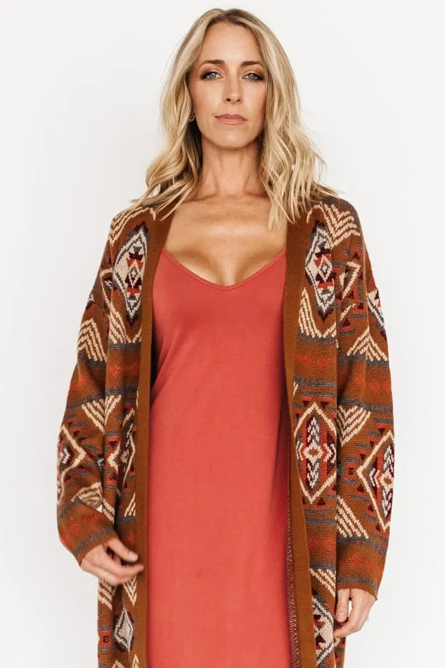 Women Billings Knit Cardigan Spice Multi Baltic Born Cardigans