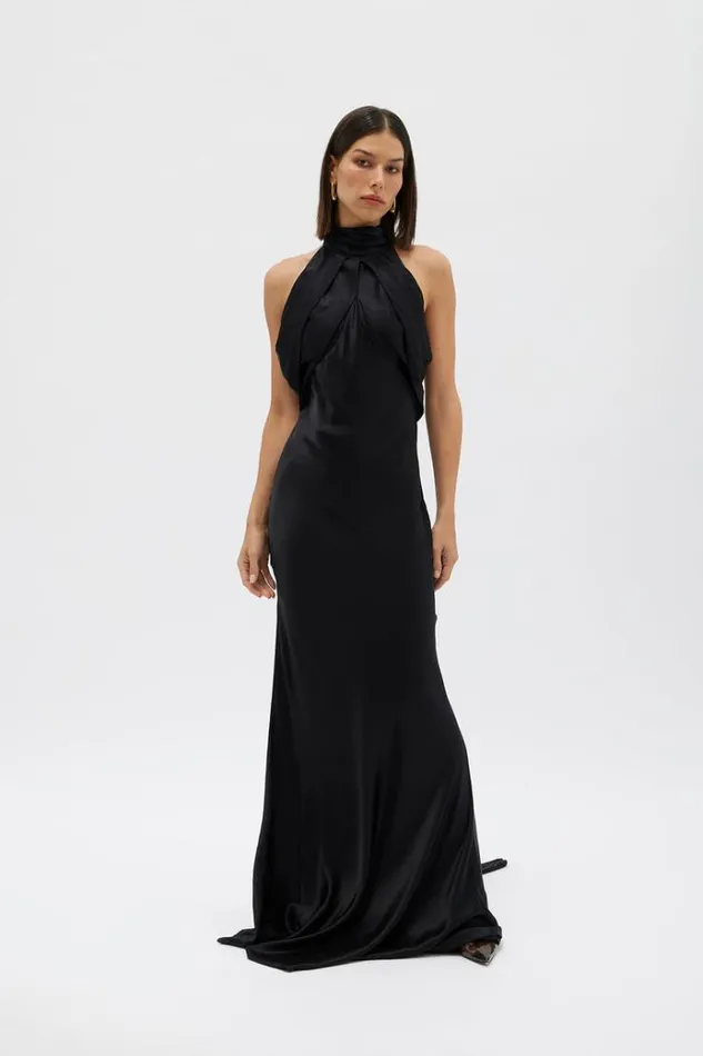 Women Black Dresses Rachel Gilbert Audrey Gown In Black