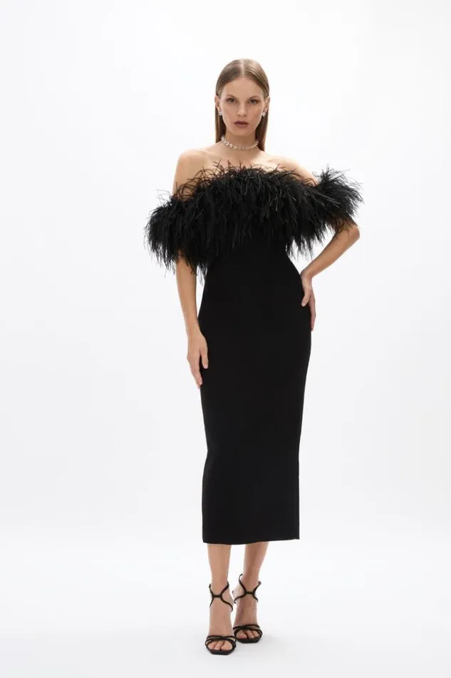 Women Black Dresses Rachel Gilbert Link Dress Black