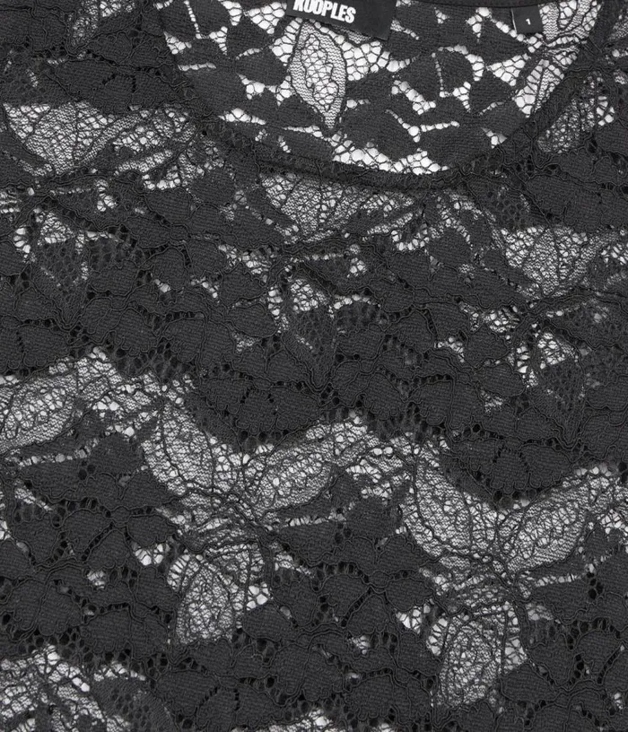Women Black Lace Top THE KOOPLES Blouses and Shirts