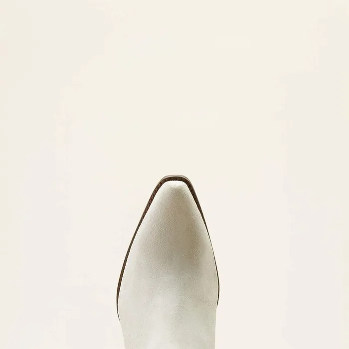 Women Booties Ariat Bradley Western Boot Cloud White Suedeembossed Pearl Women Booties Ariat Bradley Western Boot Cloud White Suedeembossed Pearl