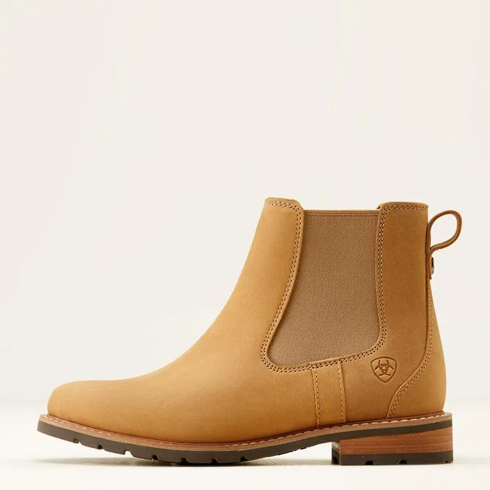 Women Booties Ariat Wexford Chelsea Boot Natural Tan