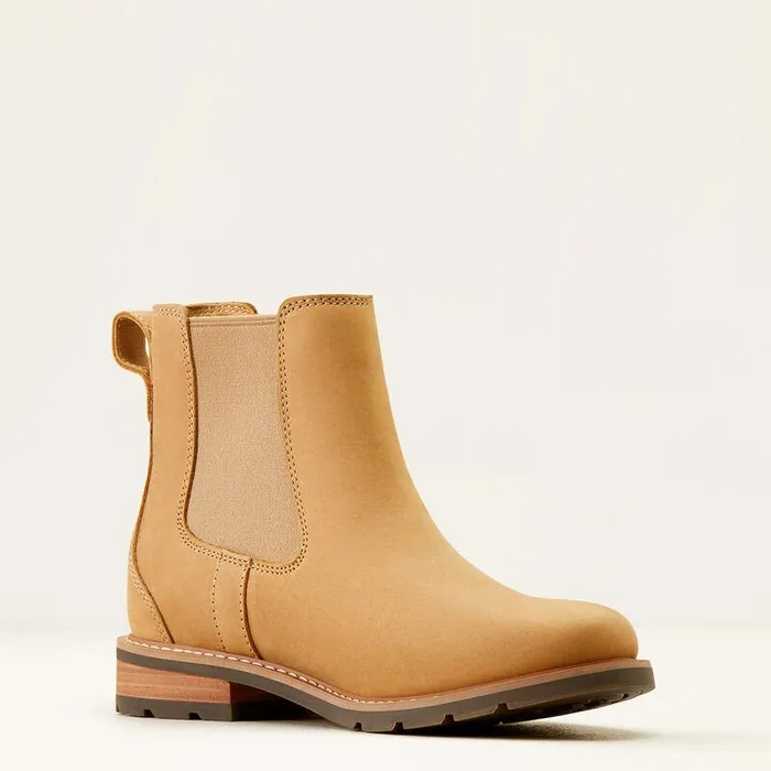 Women Booties Ariat Wexford Chelsea Boot Natural Tan