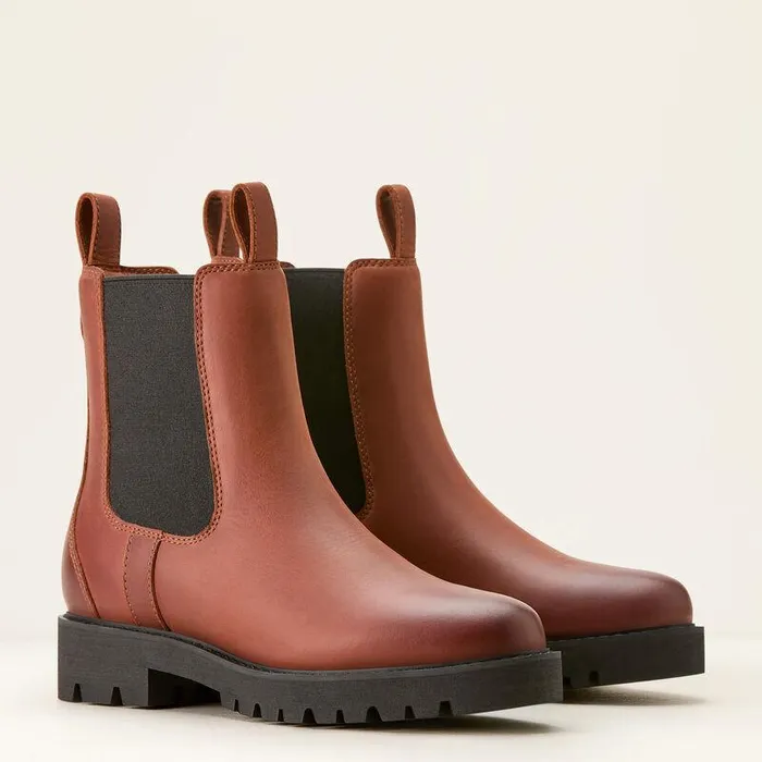 Women Booties Ariat Wexford Lug Mid Waterproof Chelsea Boot Rockwood Women Booties Ariat Wexford Lug Mid Waterproof Chelsea Boot Rockwood