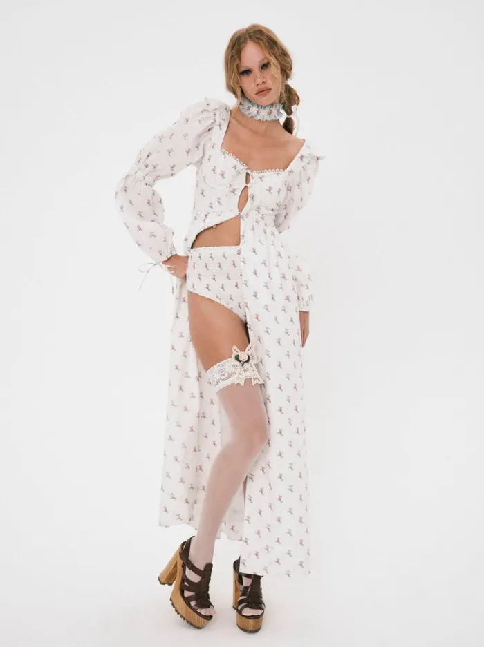 Women Carlotta Maxi Dress White For Love and Lemons Dresses Women Carlotta Maxi Dress White For Love and Lemons Dresses