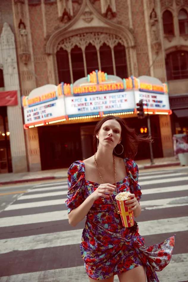 Women Chiara Puff Sleeve Mini Dress Purple For Love and Lemons Dresses Women Chiara Puff Sleeve Mini Dress Purple For Love and Lemons Dresses