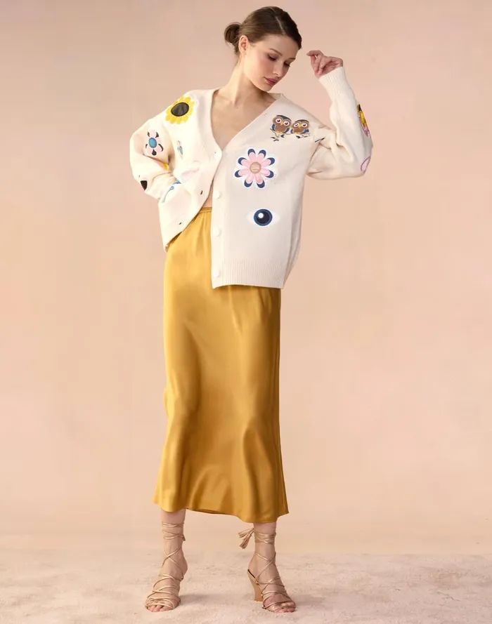 Women Cynthia Rowley Bottoms Sienna Silk Skirt Gldylw Women Cynthia Rowley Bottoms Sienna Silk Skirt Gldylw