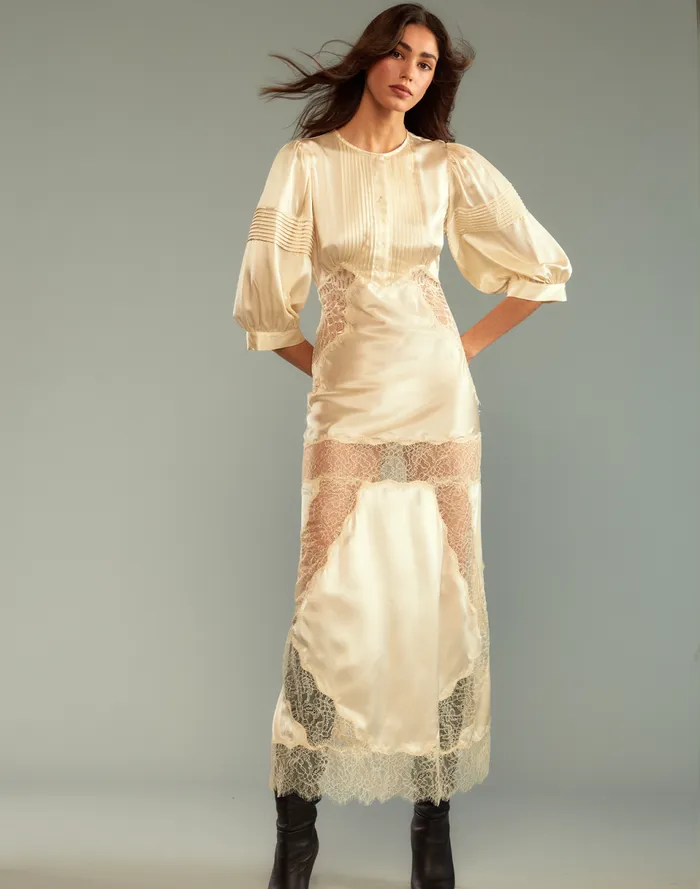Women Cynthia Rowley Dresses Lure Lace Dress Ivory