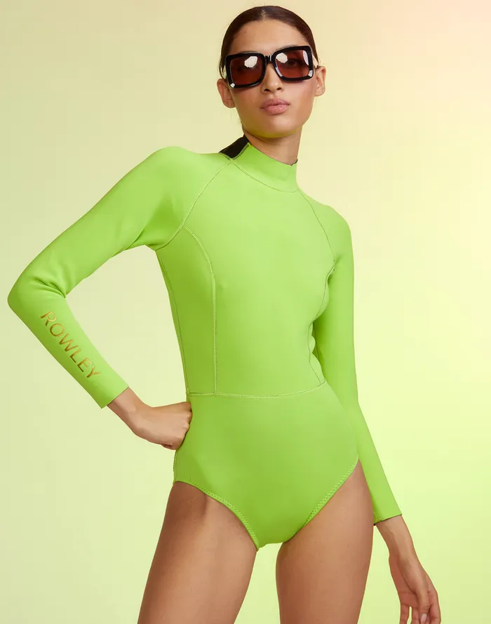 Women Cynthia Rowley Swim Cheeky Wetsuit Neong Women Cynthia Rowley Swim Cheeky Wetsuit Neong