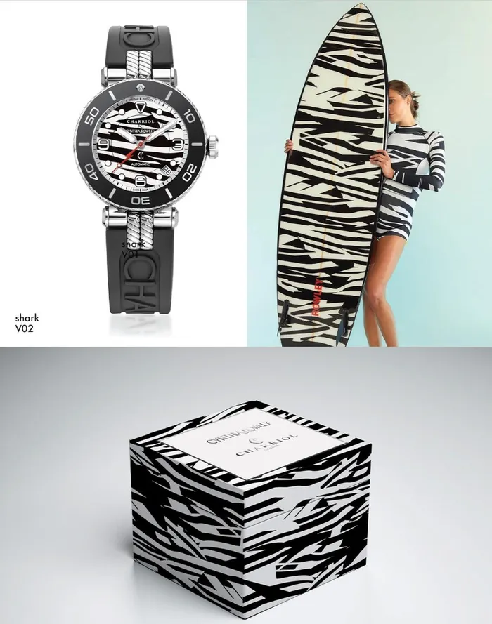 Women Cynthia Rowley Swim Navigator Surf Watch 034Shark Deterrent034