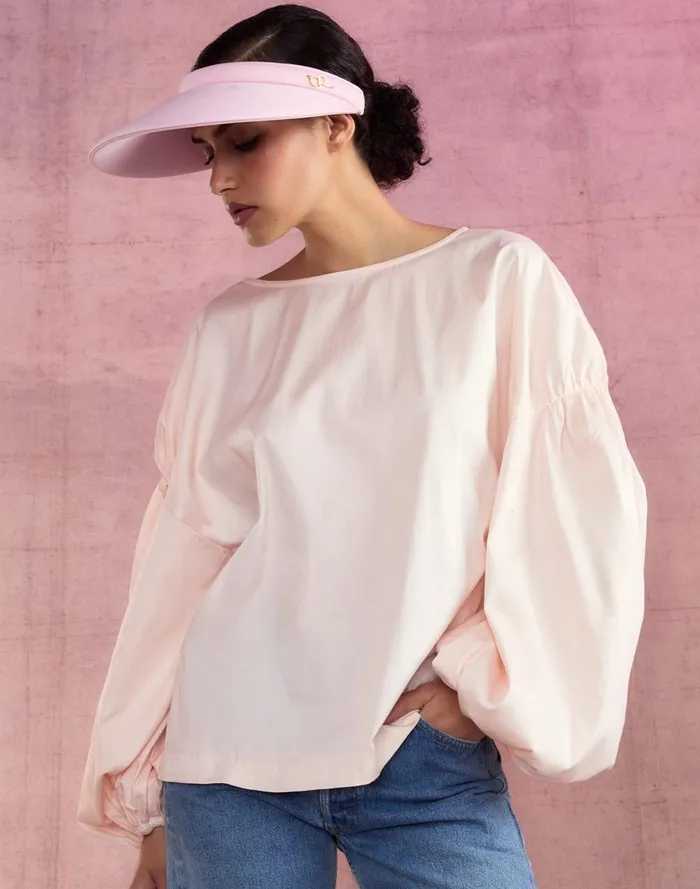 Women Cynthia Rowley Tops Geneva Cotton Blouse Pink Women Cynthia Rowley Tops Geneva Cotton Blouse Pink