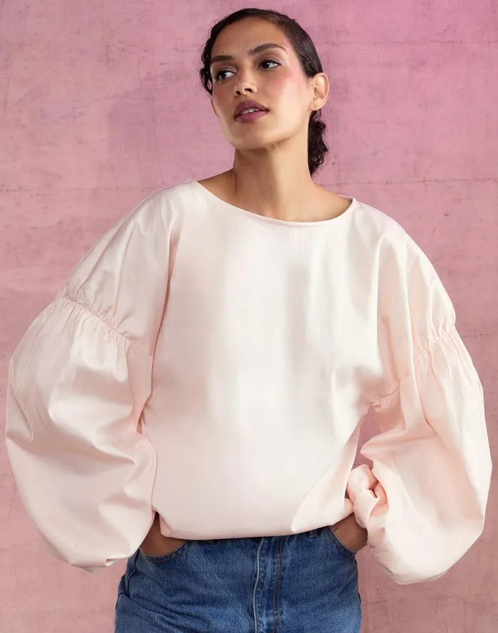 Women Cynthia Rowley Tops Geneva Cotton Blouse Pink Women Cynthia Rowley Tops Geneva Cotton Blouse Pink