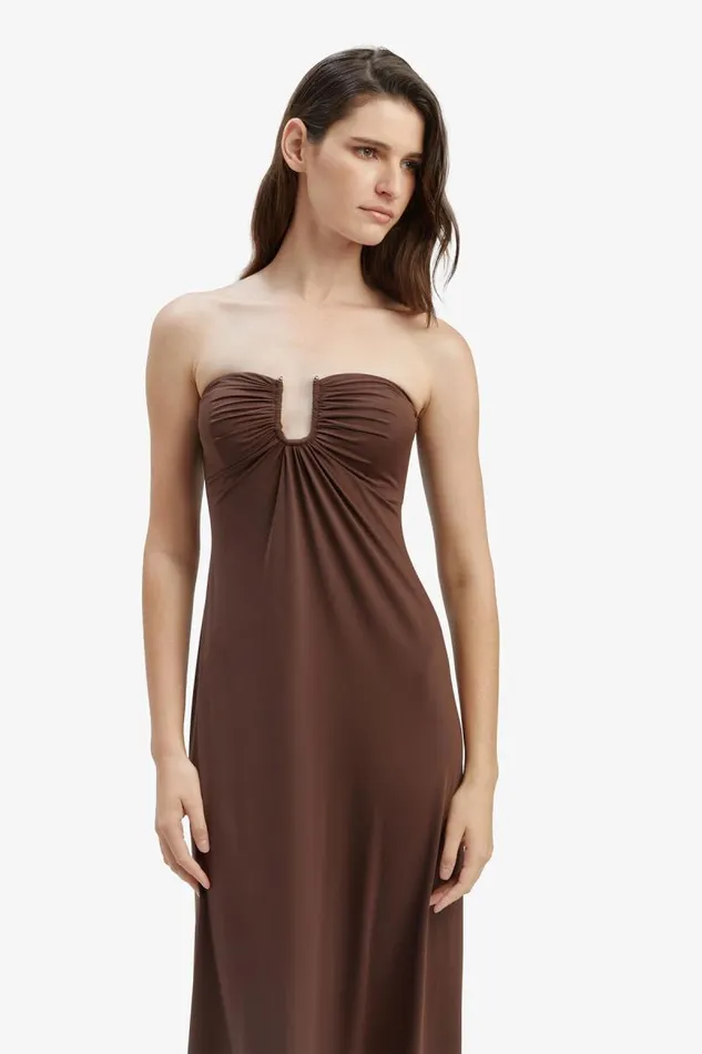 Women Day To Night Dresses Bardot Carolena Maxi Knit Dress In Chocolate Chocolate Women Day To Night Dresses Bardot Carolena Maxi Knit Dress In Chocolate Chocolate