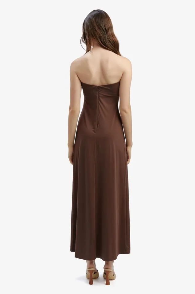 Women Day To Night Dresses Bardot Carolena Maxi Knit Dress In Chocolate Chocolate Women Day To Night Dresses Bardot Carolena Maxi Knit Dress In Chocolate Chocolate