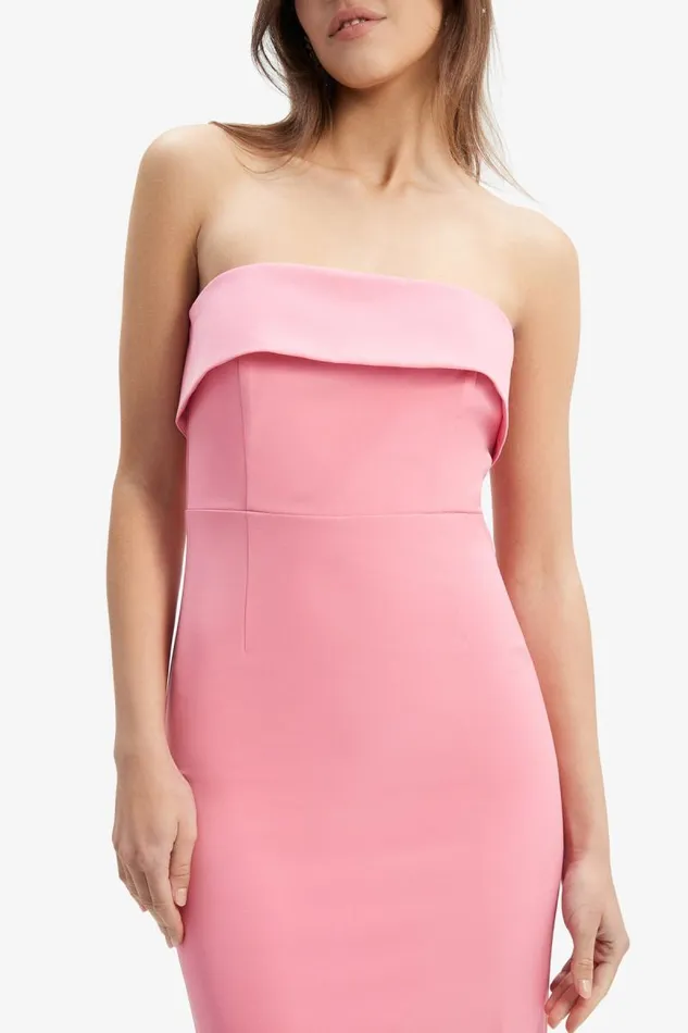 Women Day To Night Dresses Bardot Georgia Dress In Candy Pink Candy Pink