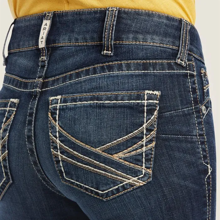 Women Denim Ariat REAL Perfect Rise Lexie Boot Cut Jean Missouri