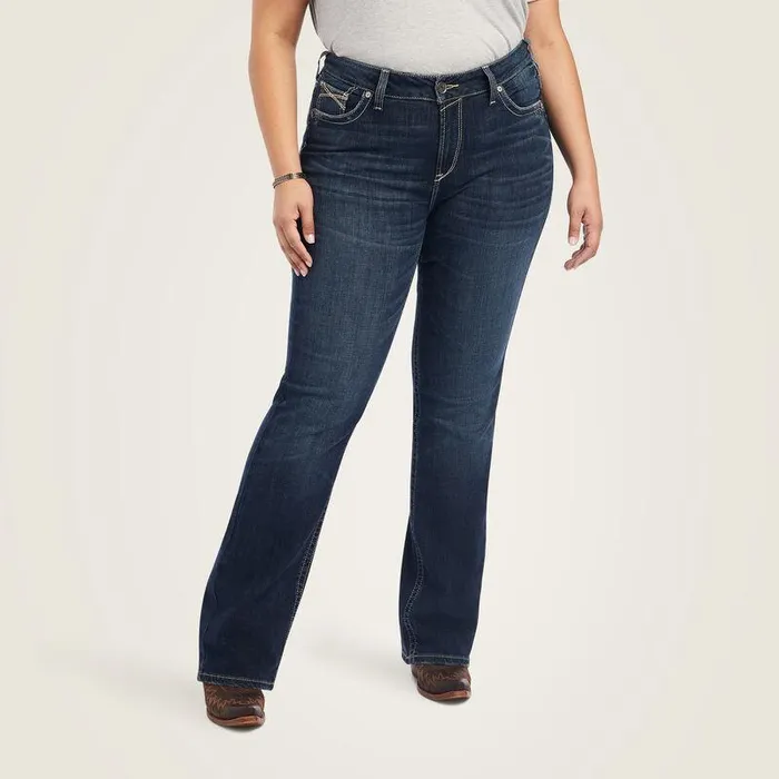 Women Denim Ariat REAL Perfect Rise Lexie Boot Cut Jean Missouri