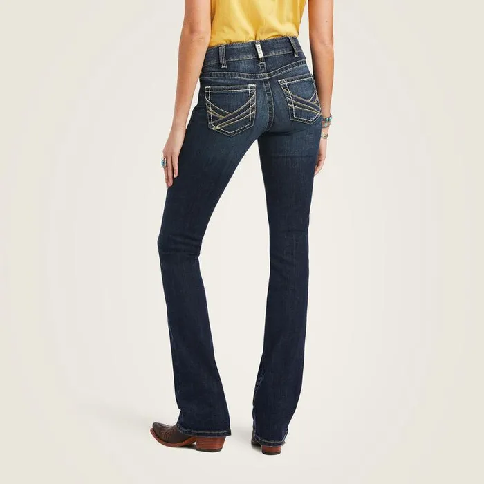 Women Denim Ariat REAL Perfect Rise Lexie Boot Cut Jean Missouri