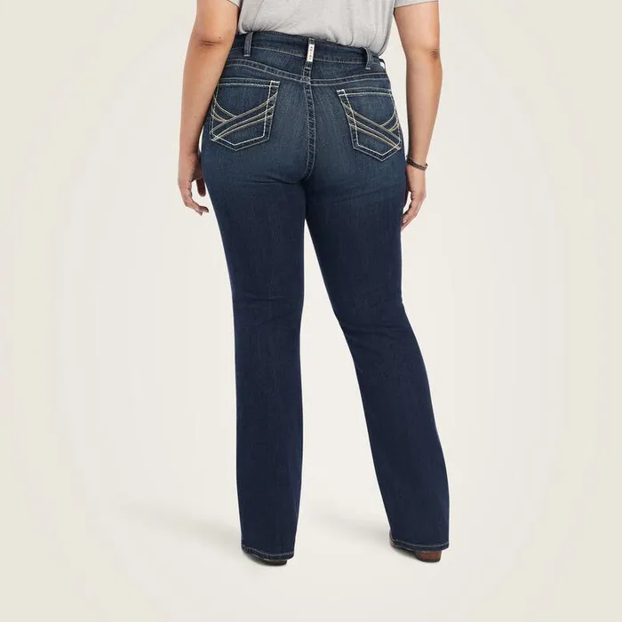 Women Denim Ariat REAL Perfect Rise Lexie Boot Cut Jean Missouri