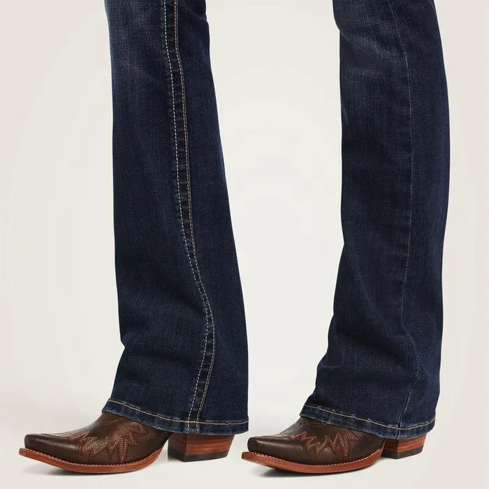 Women Denim Ariat REAL Perfect Rise Lexie Boot Cut Jean Missouri