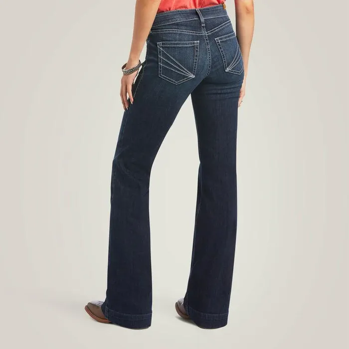 Women Denim Ariat Trouser Perfect Rise Aisha Wide Leg Jean Missouri