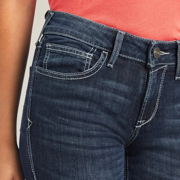 Women Denim Ariat Trouser Perfect Rise Aisha Wide Leg Jean Missouri