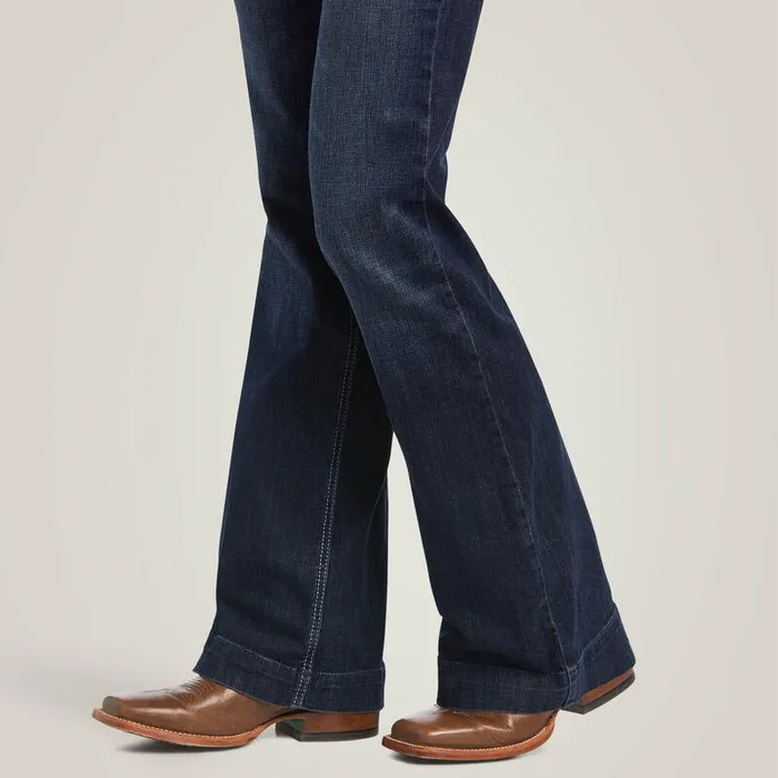 Women Denim Ariat Trouser Perfect Rise Aisha Wide Leg Jean Missouri