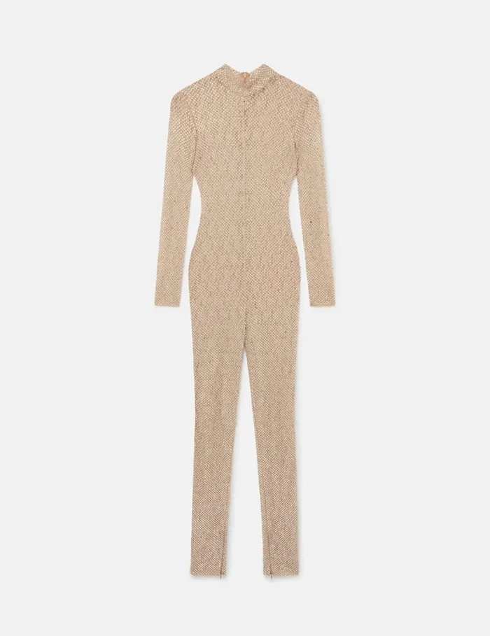 Women Diamant Lace Bodysuit Nude Stella McCartney Jumpsuits
