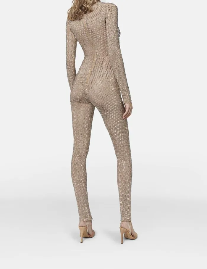 Women Diamant Lace Bodysuit Nude Stella McCartney Jumpsuits
