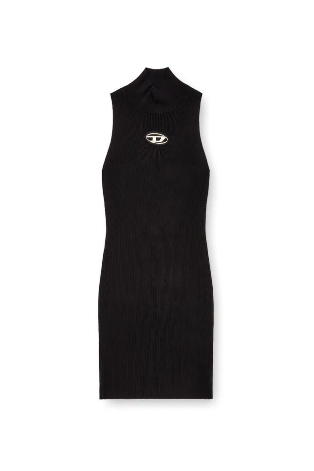 Women Diesel Dresses MONERVAX Black