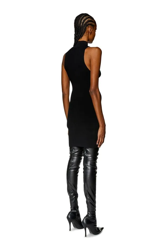 Women Diesel Dresses MONERVAX Black