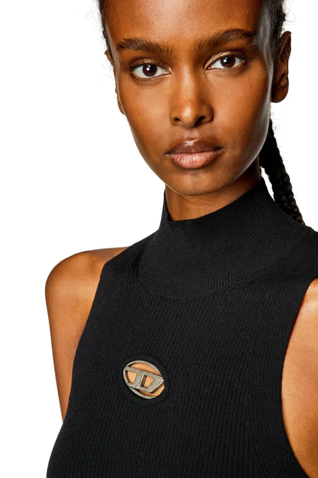 Women Diesel Dresses MONERVAX Black