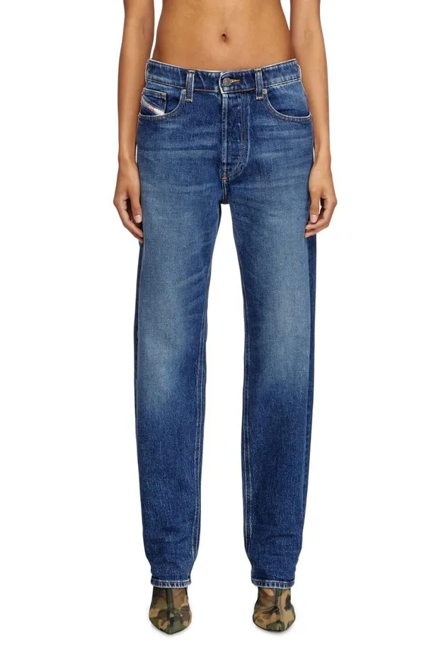 Women Diesel Jeans Regular Jeans 1988 DArk 09L21 Dark Blue
