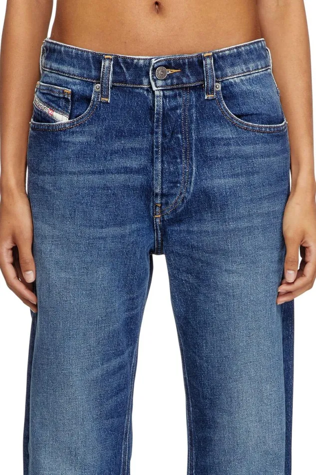 Women Diesel Jeans Regular Jeans 1988 DArk 09L21 Dark Blue
