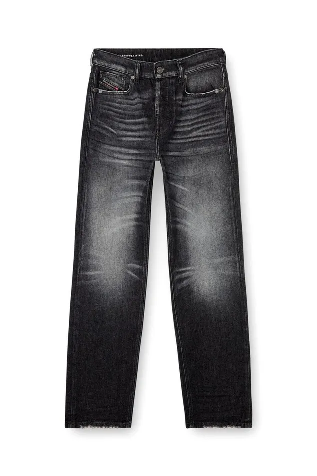 Women Diesel Jeans Regular Jeans 1988 DArk 09L50 Blackdark Grey