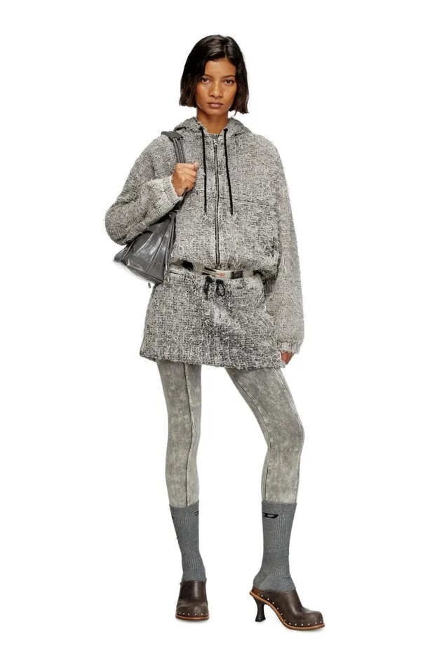 Women Diesel Skirts DEMINIS Grey