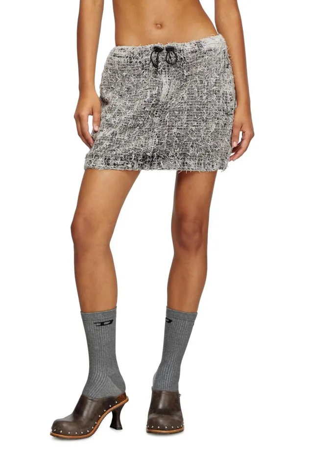 Women Diesel Skirts DEMINIS Grey