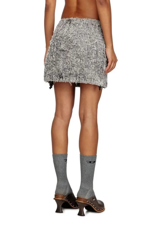 Women Diesel Skirts DEMINIS Grey