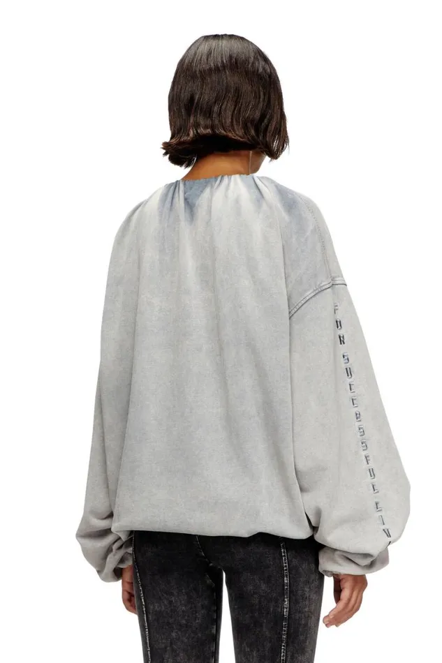 Women Diesel Sweatshirts and Hoodies FINDY Light Grey