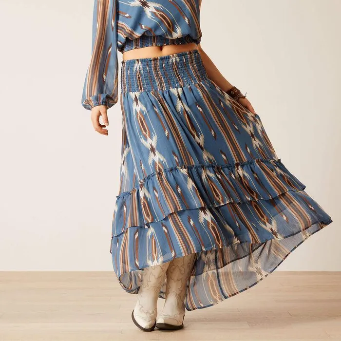 Women Dresses and Skirts Ariat Chimayo Skirt Jacobo Chimayo Print