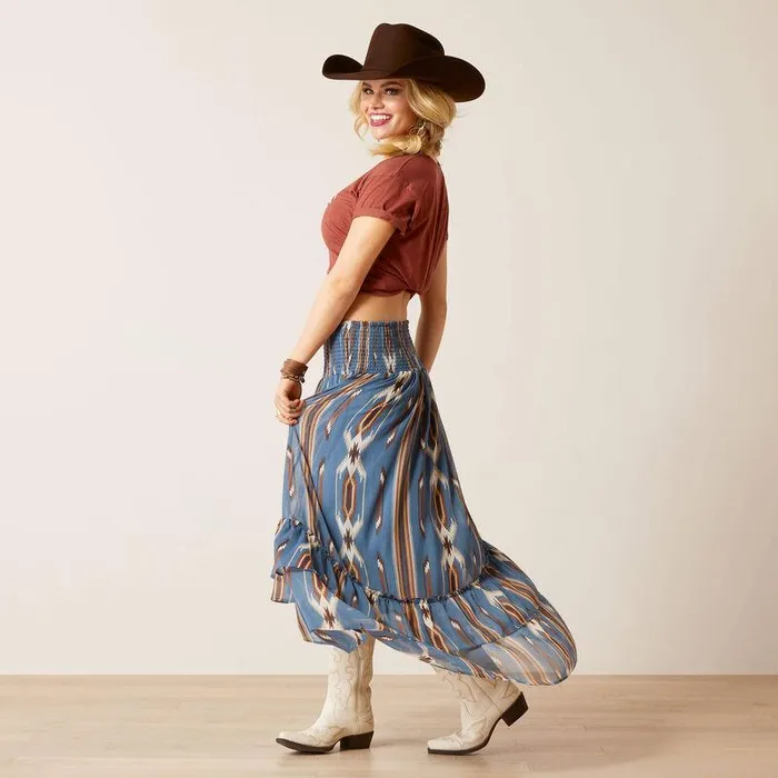 Women Dresses and Skirts Ariat Chimayo Skirt Jacobo Chimayo Print