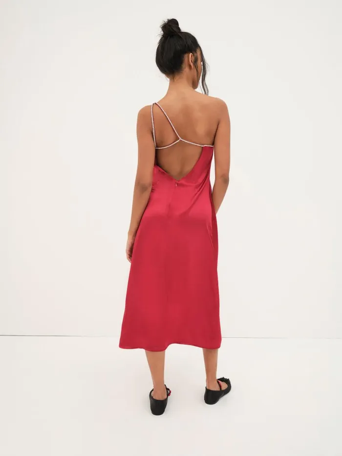 Women Elora Midi Dress Red For Love and Lemons Dresses Women Elora Midi Dress Red For Love and Lemons Dresses
