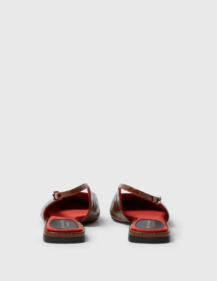 Women Elsa Slingback Flats Brown Stella McCartney Flats