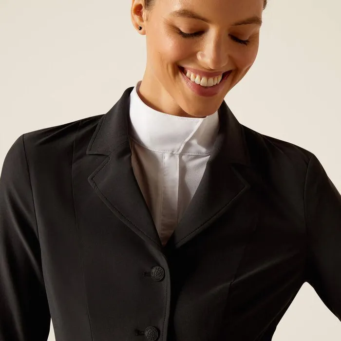 Women English Riding Ariat Artico 20 Show Coat Black