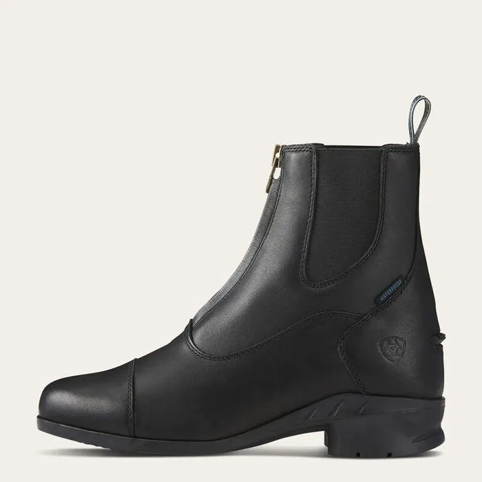 Women English Riding Boots Ariat Heritage IV Zip Waterproof Paddock Boot Black Women English Riding Boots Ariat Heritage IV Zip Waterproof Paddock Boot Black