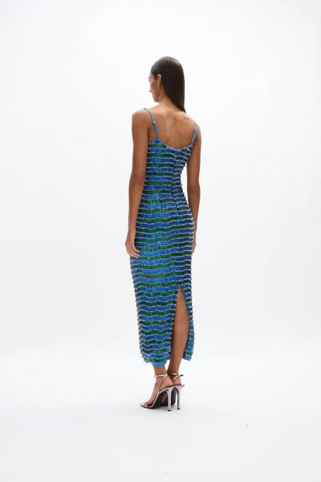 Women Evening Dresses Rachel Gilbert Zeph Gown BlueGreen Women Evening Dresses Rachel Gilbert Zeph Gown BlueGreen