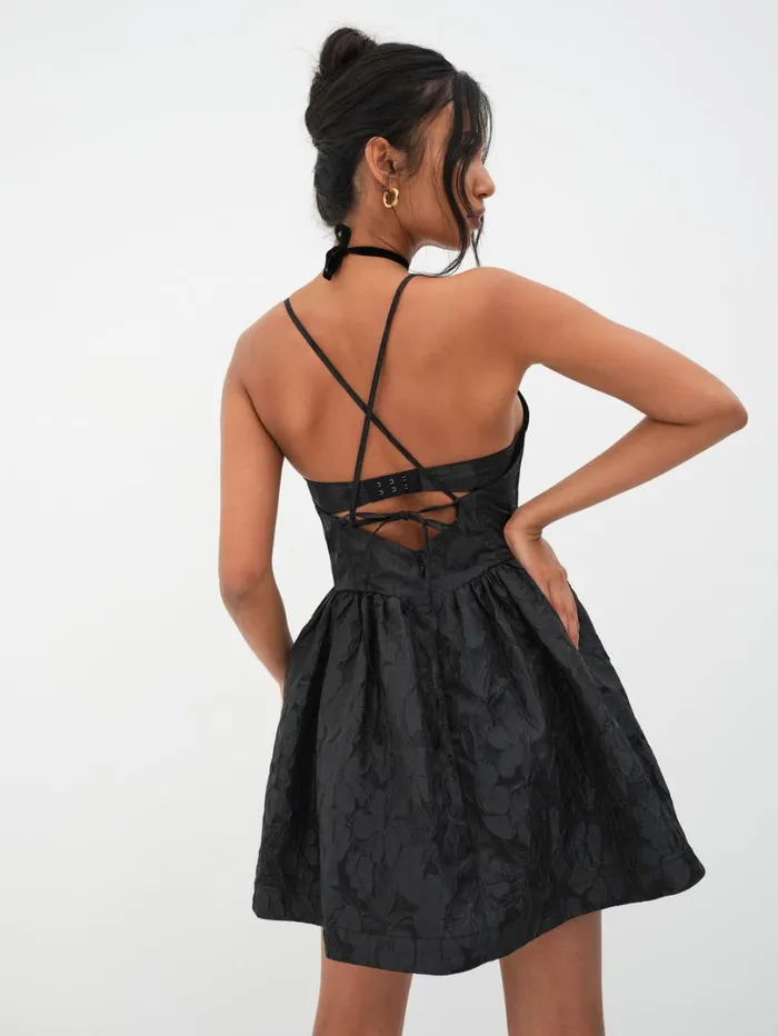 Women Faith Mini Dress Black For Love and Lemons Dresses